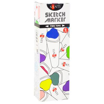 Santi Light Green Sketch Marker SM-11 - buy, prices for Auchan - photo 3