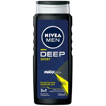 Гель для душа Nivea Men Sport Deep 3в1 500мл - купить, цены на За Раз - фото 1