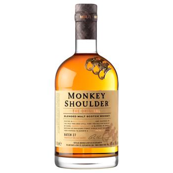 Віскі Monkey Shoulder 40% 0,7л + ситечко для коктейлю - купити, ціни на - фото 2