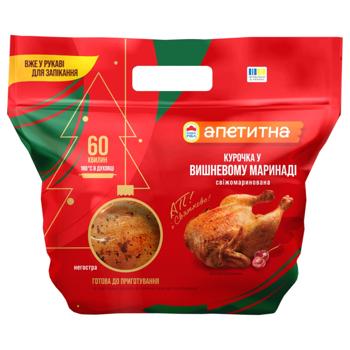 Тушка куриная Наша Ряба Аппетитная в вишневом маринаде охлажденная ~2кг