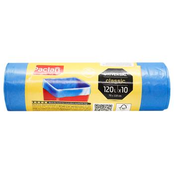 Пакеты для мусора Paclan Classic 10шт*120л