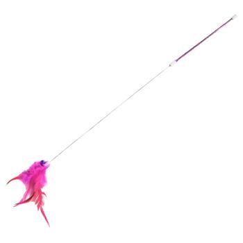 MasterZoo Fishing Rod with Feathers Toy for Cats 59cm Color in Assortment - buy, prices for MasterZoo - photo 6