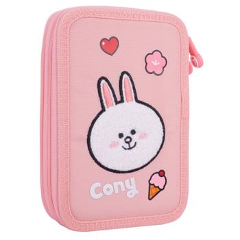 Пенал Yes Line Friends Pretty Choco and Cony твердый двойной