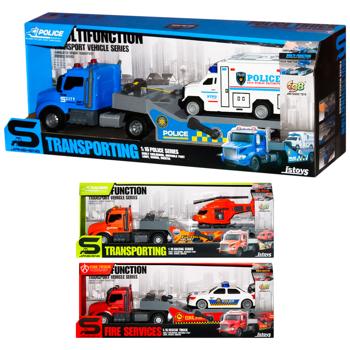 Игрушка Cars S Набор транспорта 2 в 1 в ассортименте - купить, цены на Auchan - фото 1