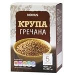 Крупа гречана Novus 5х80г