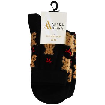 Lehka Khoda Black Women's Socks s.23-25 - buy, prices for Ideal - photo 1
