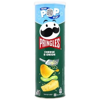 Чипси Pringles картопляні зі смаком сиру та цибулі 165г - купити, ціни на Таврія В - фото 1
