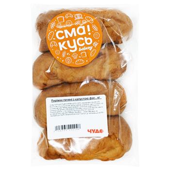 Пиріжки печені з капустою фас., кг	 - купити, ціни на Чудо Маркет - фото 1