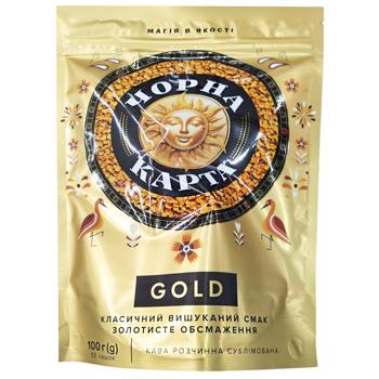 Chorna Karta Gold Instant Coffee 100g - buy, prices for MegaMarket - photo 1