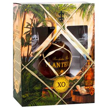 Planteray XO 20th Anniversary Rum 40% 0.7l + 2 Glasses - buy, prices for - photo 3