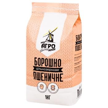 Nash Agro Mlyn Whole Wheat Flour 1kg - buy, prices for EKO Market - photo 1