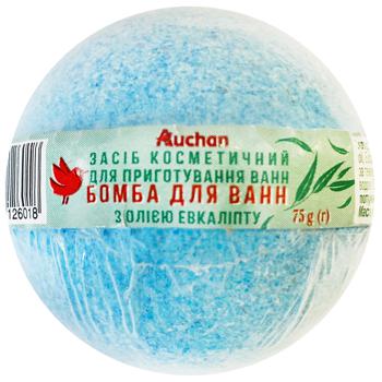 Auchan Bomb for Baths with Eucalyptus Oil 75g - buy, prices for Auchan - photo 1