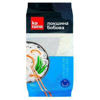 Макаронні вироби Katana Локшина бобова 150г - купити, ціни на Торба - фото 1