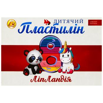 Tetrada Lipland Plastiland Plasticine 8 colors 160g - buy, prices for - photo 3