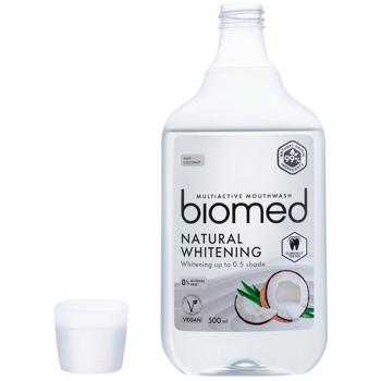 Ополіскувач для ротової порожнини BioMed Natural Whitening 500мл - купити, ціни на Таврія В - фото 3