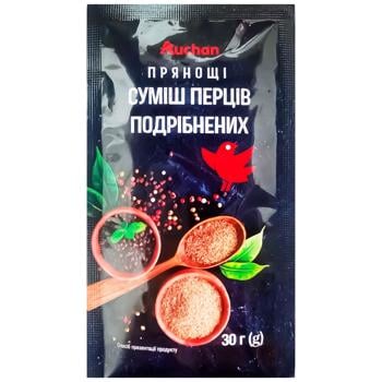 Смесь перцев Auchan измельченная 30г