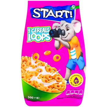 Start! 4 Cereals Loops Dry Breakfast 500g - buy, prices for MegaMarket - photo 1