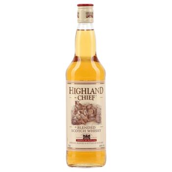 Віскі Highland Chief 3 YO Blended 40% 1л