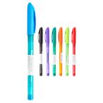 Luxor Focus Icy Ballpoint Pen 1mm in Assortment Blue
