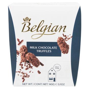 Конфеты Belgian Трюфели из молочного шоколада в хлопьях 145г - купить, цены на - фото 2