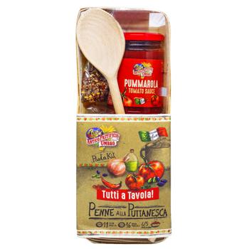 Tutti a Tavola! Penne Pasta 400g + Pummarola Sauce 280g + Puttanesca Spice Mix 30g Set - buy, prices for COSMOS - photo 2