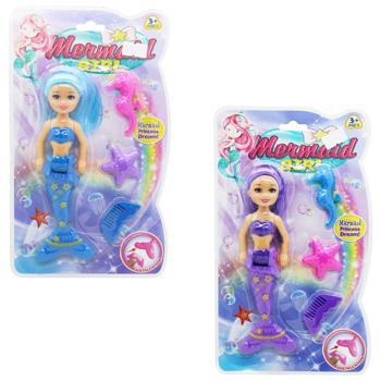 Кукла русалка 18см QT240424377 - купить, цены на КОСМОС - фото 1