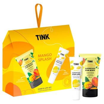 Подарунковий набір Tink Mango Splash Бальзам для губ 15 мл + Крем для рук 45 мл (4823109411265) - купить, цены на Auchan - фото 1