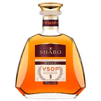 Бренди Shabo Reserve 5 лет 40% 0,5л - купить, цены на КОСМОС - фото 1