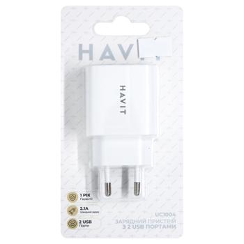 Зарядний пристрій Havit HV-UC1004 2USB - купити, ціни на КОСМОС - фото 1