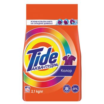 Пральний порошок Tide Color Аква-пудра автомат 2,1кг - купити, ціни на Cупермаркет "Харків" - фото 4