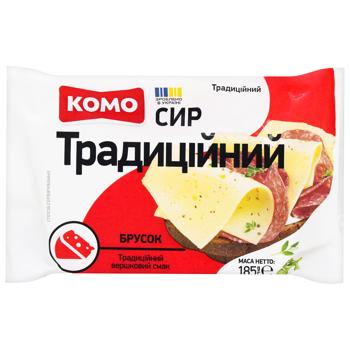 Komo Traditional Hard Cheese 50% 185g - buy, prices for COSMOS - photo 1