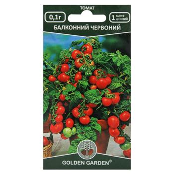 Насіння Golden Garden Томат Балконний червоний 0,1г - купити, ціни на NOVUS - фото 1