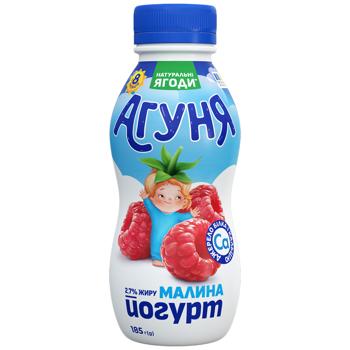 Agunya Raspberry Yogurt 2.7% 185g - buy, prices for COSMOS - photo 1