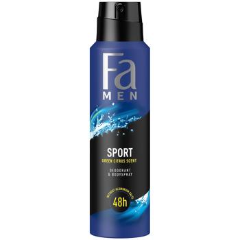 Дезодорант аерозольний Fa Men Sport зелений цитрус 150мл