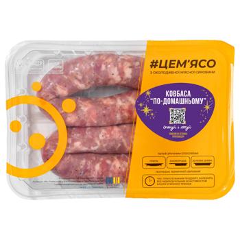 Ковбаса для запікання #ЦЕМ'ЯСО По-домашньому охолоджена 500г