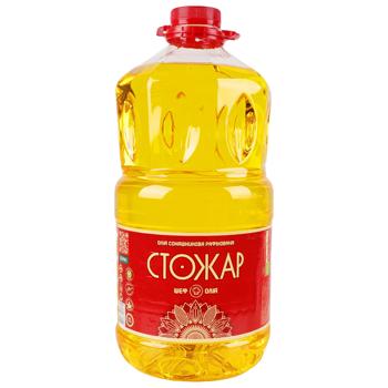 Олія соняшникова Стожар рафінована дезодорована виморожена марки П 5л - купити, ціни на КОСМОС - фото 1