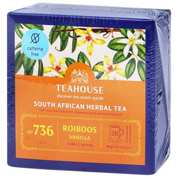 Teahouse Rooibos Vanilla Herbal Tea 20pcs*2.5g - buy, prices for - photo 1