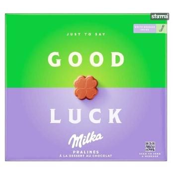Шоколадні цукерки - Milka Good Luck 110g - купить, цены на Grono - фото 1