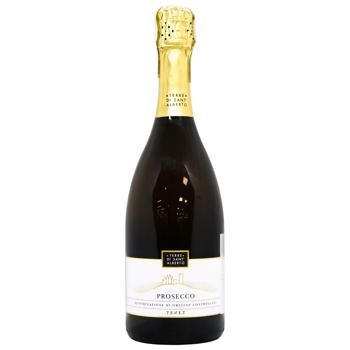 Terre di Sant'Alberto Prosecco Tenet White Brut Sparkling Wine 11% 0.75l - buy, prices for Za Raz - photo 1
