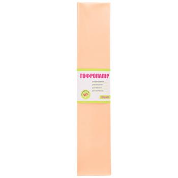 1 Veresnya Peach Corrugated Paper 55% 50x200cm - buy, prices for Auchan - photo 1