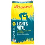 Корм сухий Josera Light & Vital з домашньою птицею для собак дієтичний 12,5кг