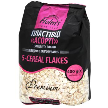Хлопья ассорти Holm's 5 злаков 400г
