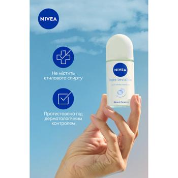 Nivea Pure Invisible Roll-On Antiperspirant 50ml - buy, prices for ULTRAMARKET - photo 6