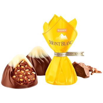 Цукерки Roshen Mont Blanc з шоколадом та сезамом - купити, ціни на КОСМОС - фото 2