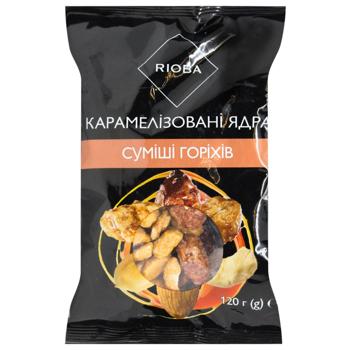 Rioba Nut Mix Caramelized Kernels 120g - buy, prices for METRO - photo 1