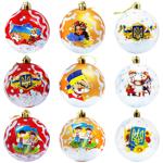 Шар елочный Национальная символика 8см