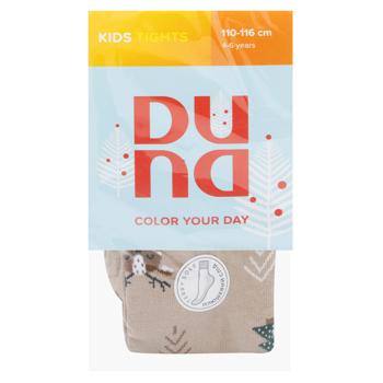 Duna Kids Tights s.110-116 Dark Beige - buy, prices for NOVUS - photo 1