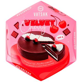 Торт Вацак Вельвет черрі 500г - купити, ціни на ЕКО Маркет - фото 2