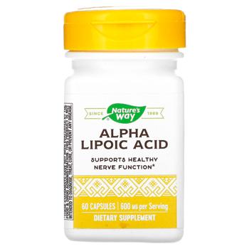 Nature's Way Alpha-Lipoic Acid 600mg 60 capsules - buy, prices for Biotus - photo 1