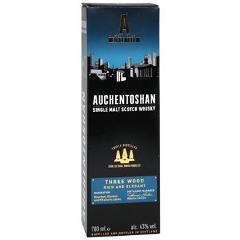 Auchentoshan Three Wood Whisky 8 Years 43% 0.7l - buy, prices for COSMOS - photo 5